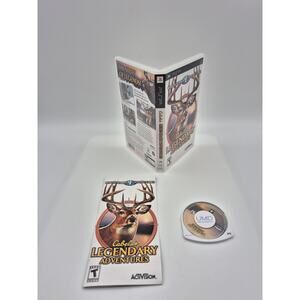 Cabela's Legendary Adventures (Sony PSP, 2008) CIB Complete Tested and Working